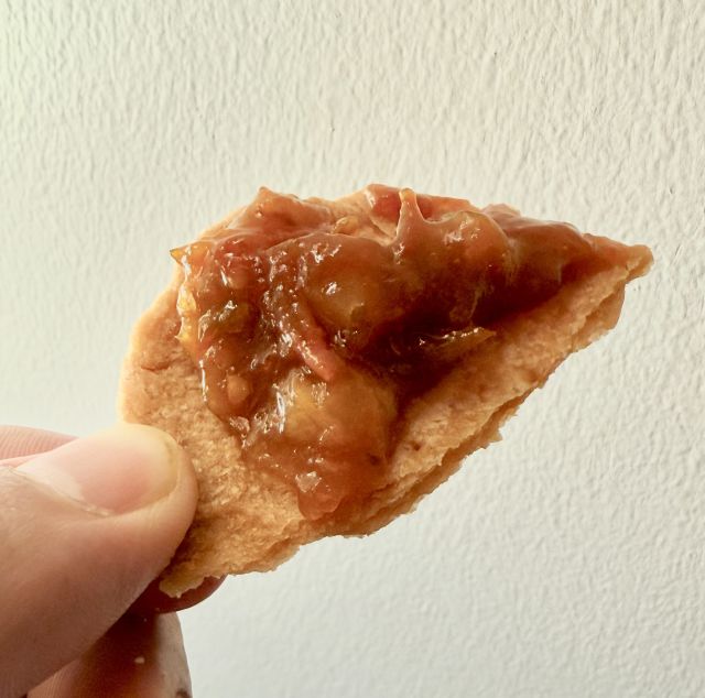 Chutney + mathri 🤤