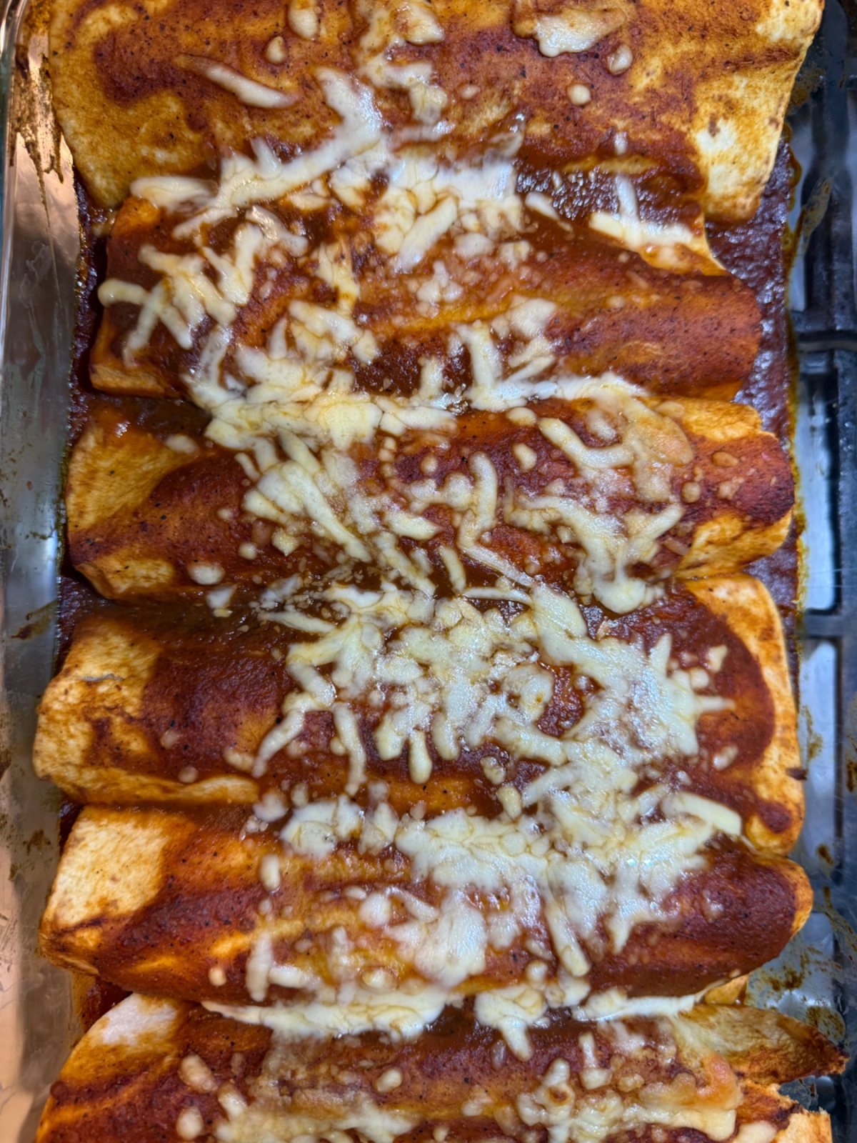 Soya and Black Bean Enchiladas